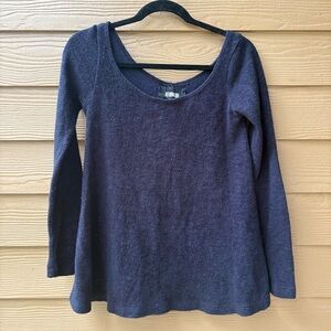 Reformation Surplus Fabric Navy Sweater Size Small
